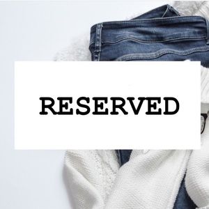 Reserved listing